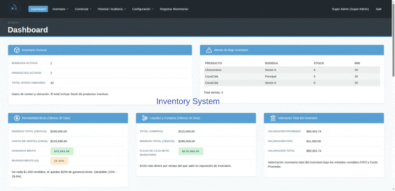 Sistema de Gestión de Inventario